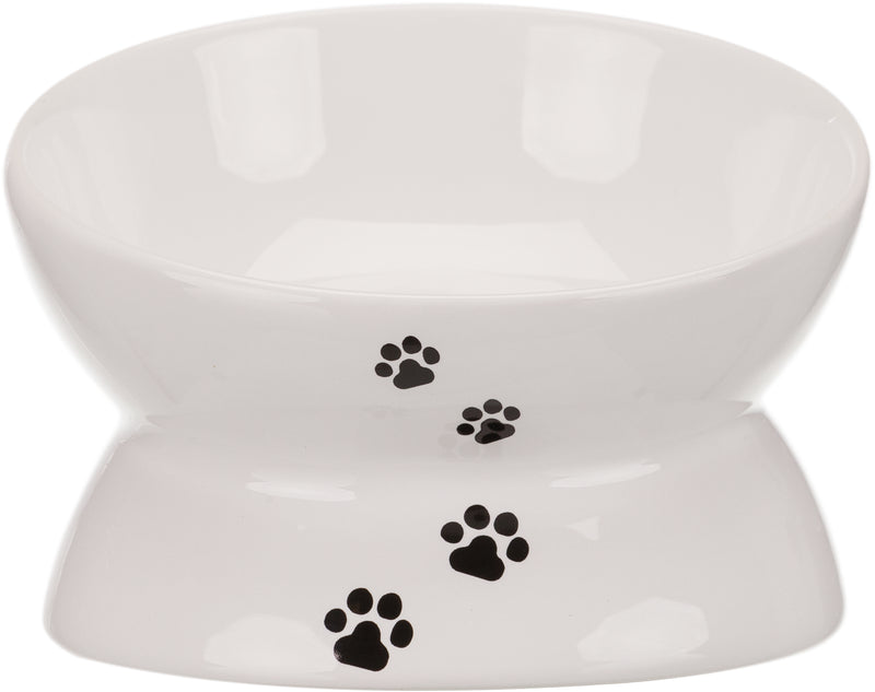 Cat Ceramic Bowl Raised