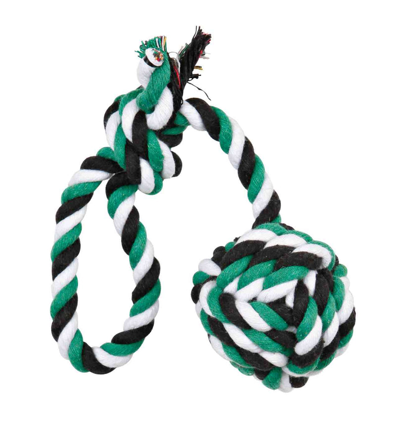 Playing Rope with Woven-in Ball - PetsCura