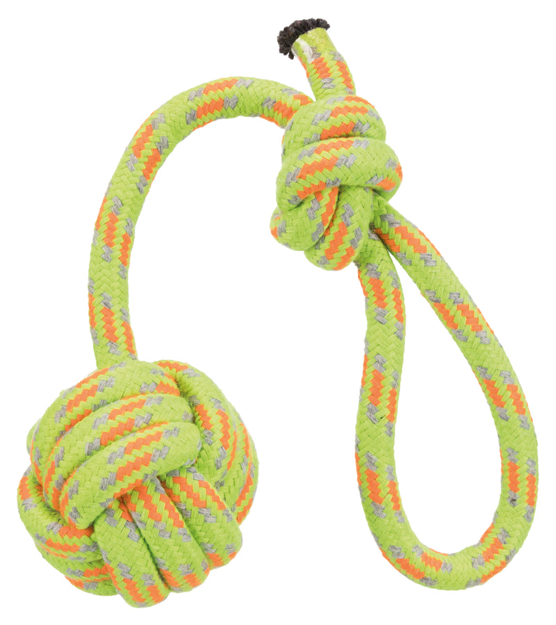 Playing Rope with Woven- In Ball - PetsCura