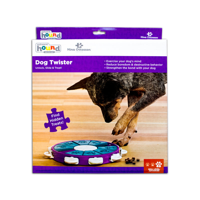 Nina Ottosson Dog Twister Puzzle, Level 3 - PetsCura