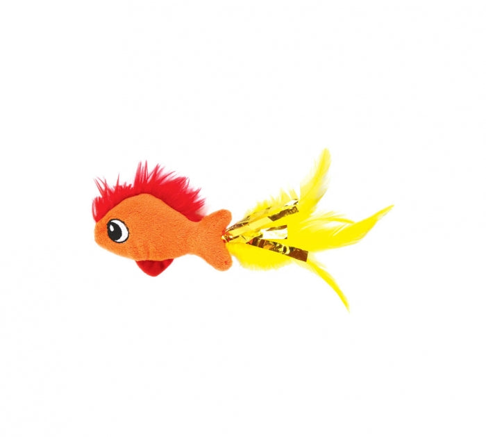 Feather Fish Cat Toy - PetsCura