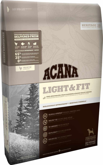 Acana Light & Fit Dog Food - PetsCura