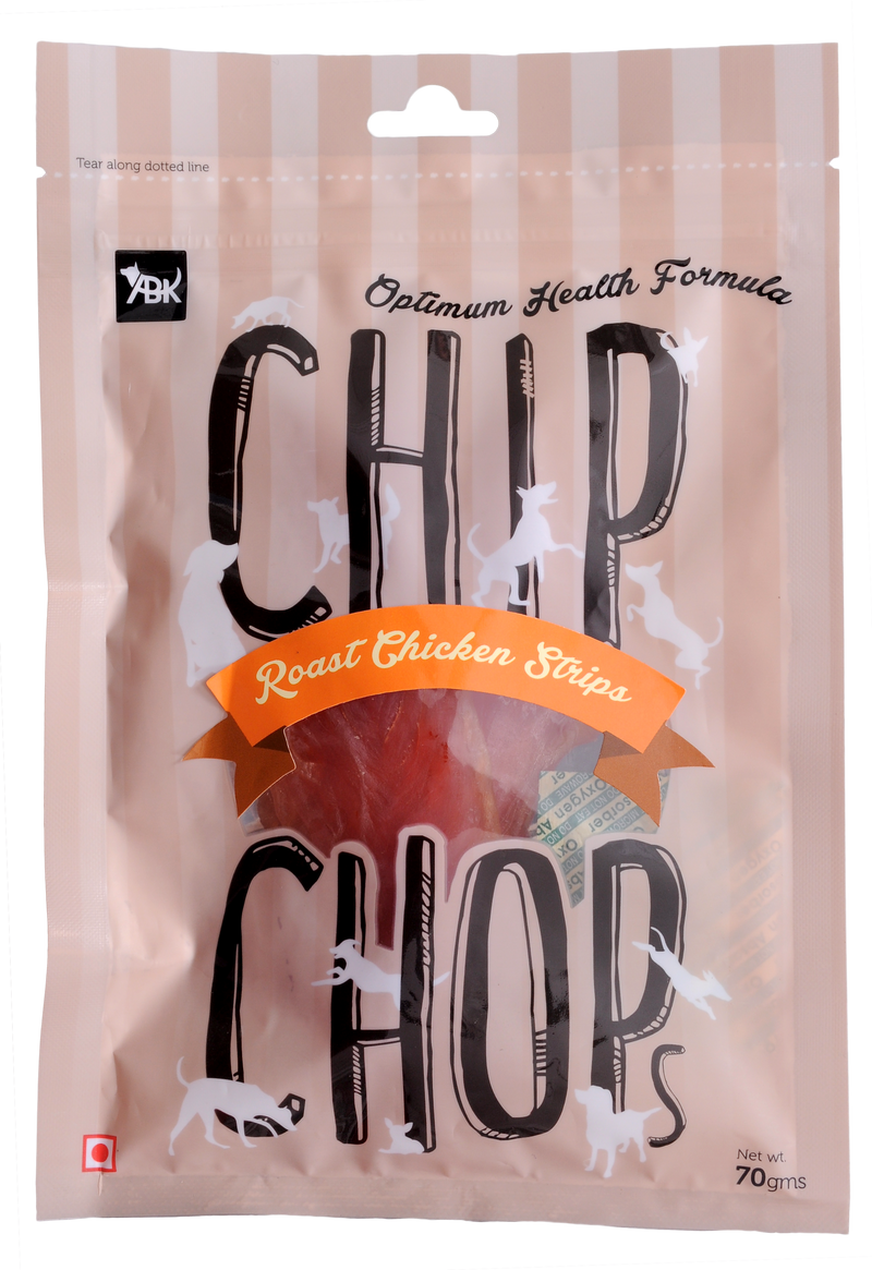 Chip Chops Roast Chicken Strips - PetsCura