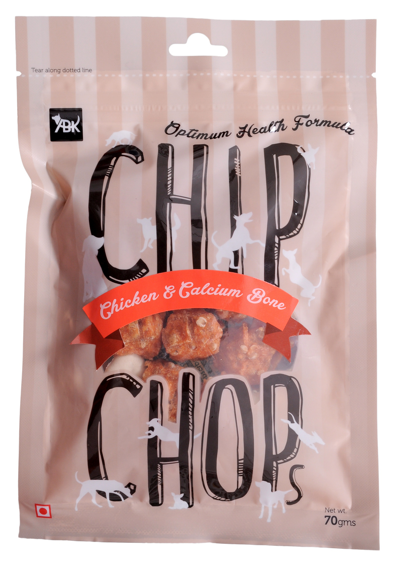 Chip Chops with Chicken & Calcium Bone - PetsCura