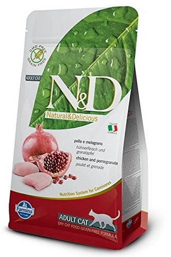 N&D Grain Free Chicken & Pomegranate Adult Cat Food - PetsCura