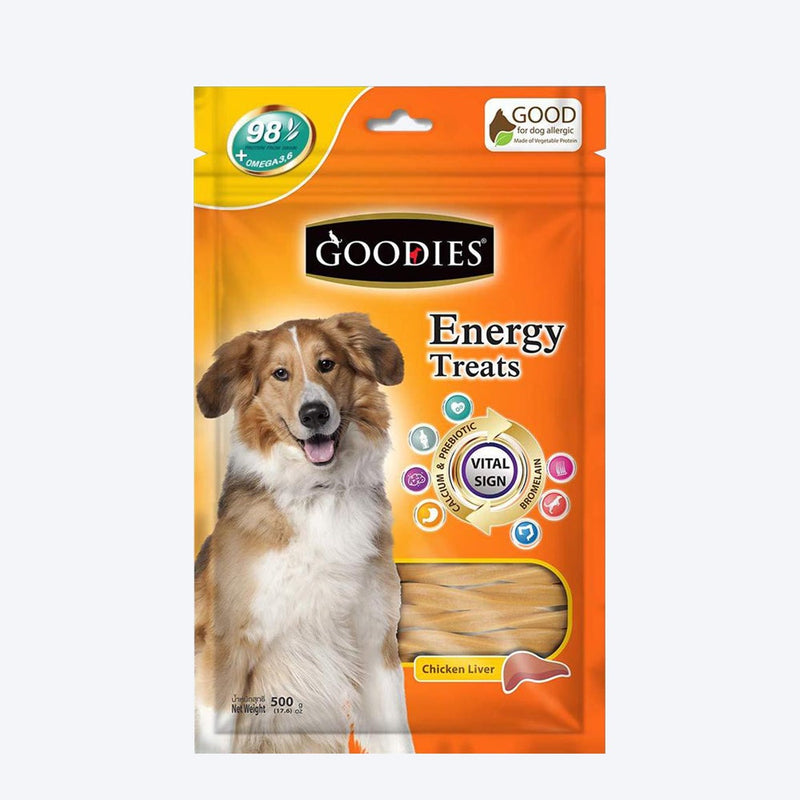 Goodies Energy Dog Treats - Chicken Liver - PetsCura
