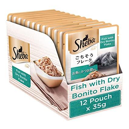 Sheba Fish with Dry Bonito Flake - PetsCura