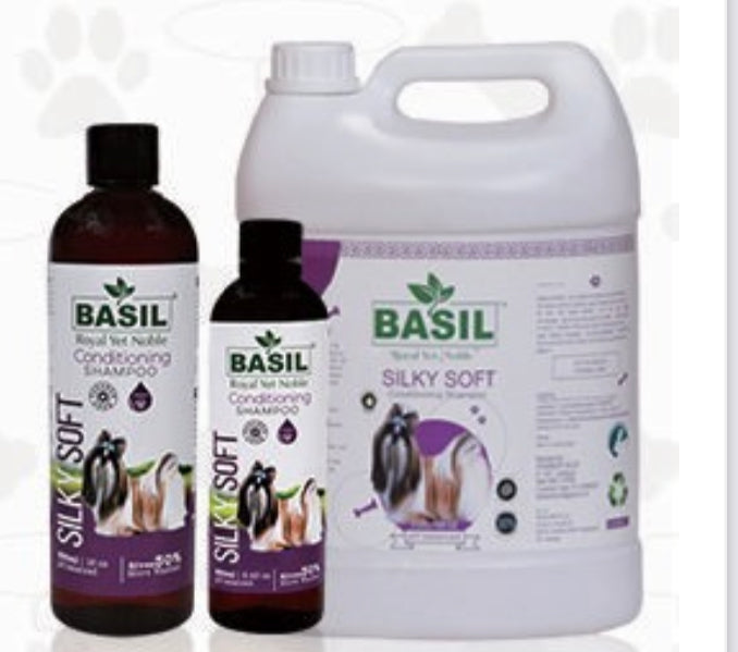 Basil silky soft shampp - PetsCura