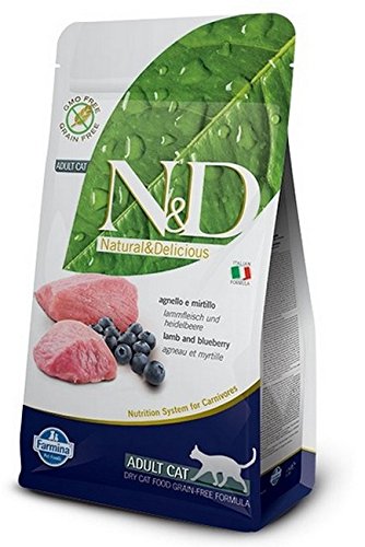 N&D Grain Free Lamb Blueberry Adult Cat Food - PetsCura