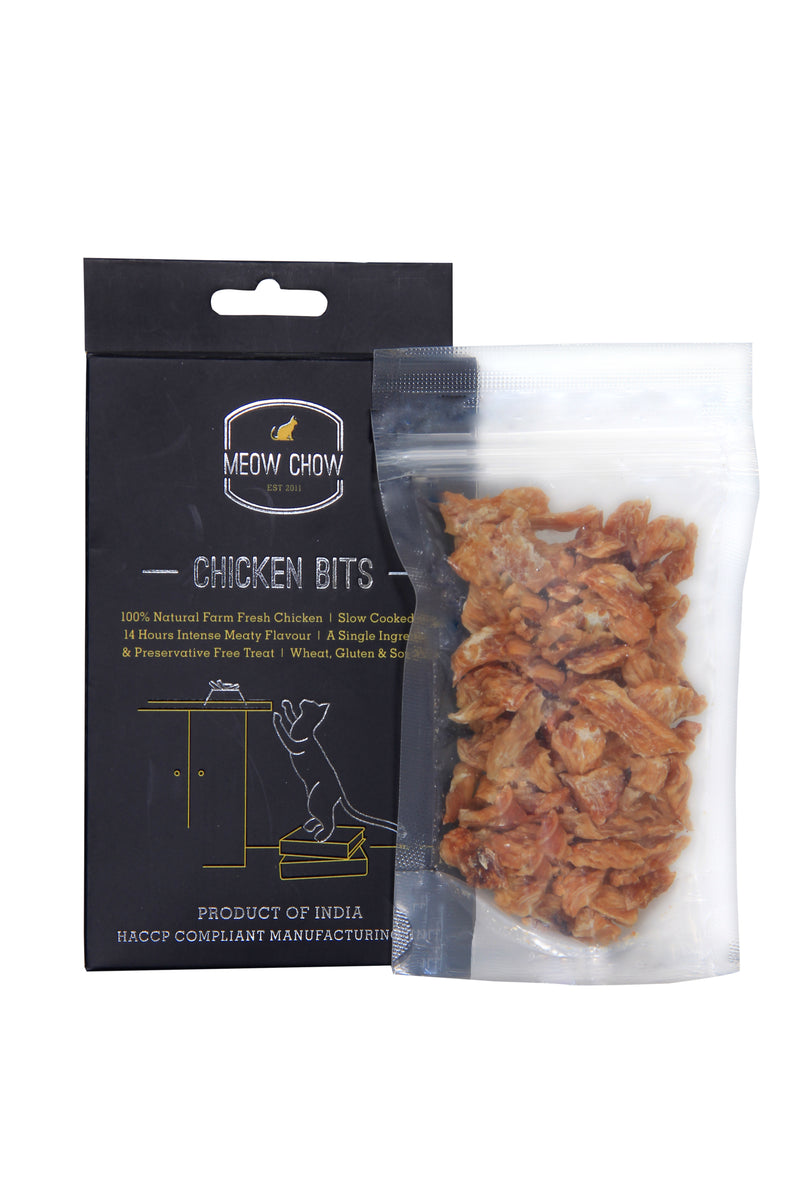 Meow chow Chicken Bits - PetsCura