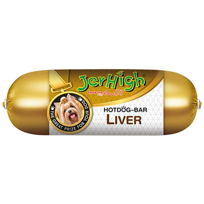 JerHigh Hotdog-Bar Dog Treat - Liver - PetsCura