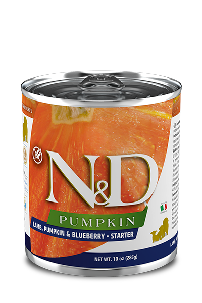 N&D Pumpkin Grain Free LAMB, PUMPKIN & BLUEBERRY - STARTER WET FOOD - PetsCura