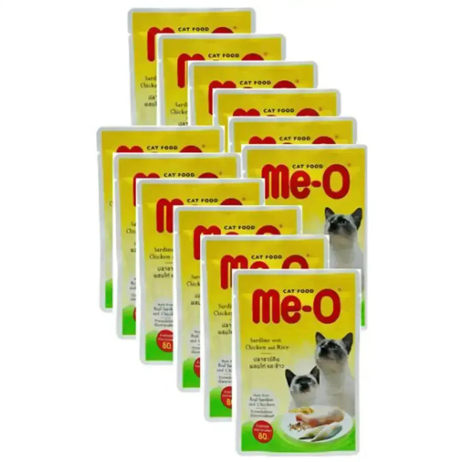 Me-O Sardine With Chicken & Rice Gravy Cat Food - PetsCura