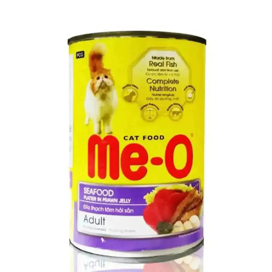 Me-O Seafood in Jelly Adult Cat Can Food - PetsCura