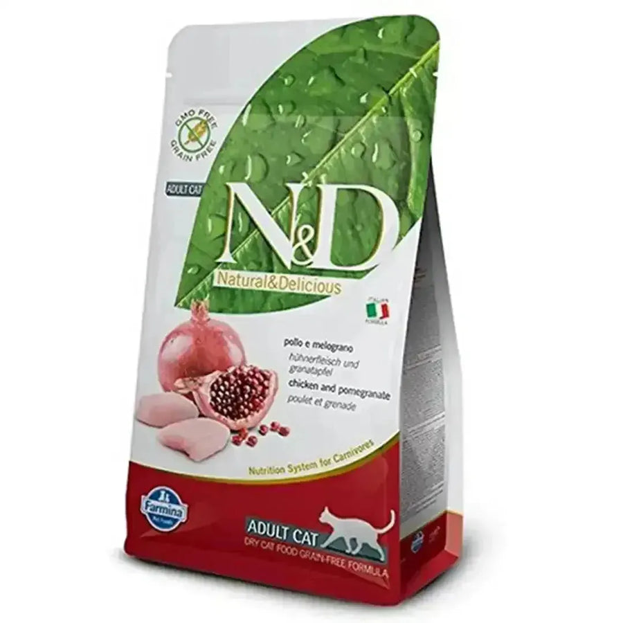 N&D Grain Free Chicken & Pomegranate Adult Cat Food - PetsCura