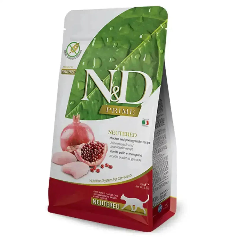 N&D Prime Grain Free CHICKEN & POMEGRANATE NEUTERED - PetsCura