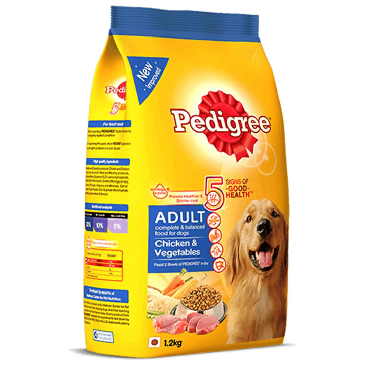 Pedigree Chicken & Veg Adult Dog Food - PetsCura