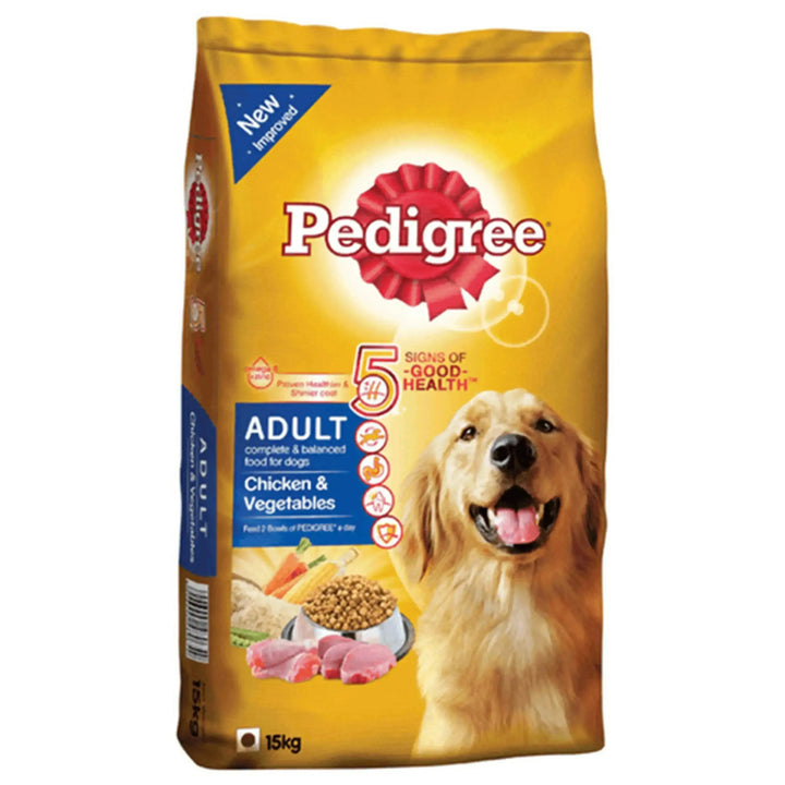 Pedigree Chicken & Veg Adult Dog Food - PetsCura