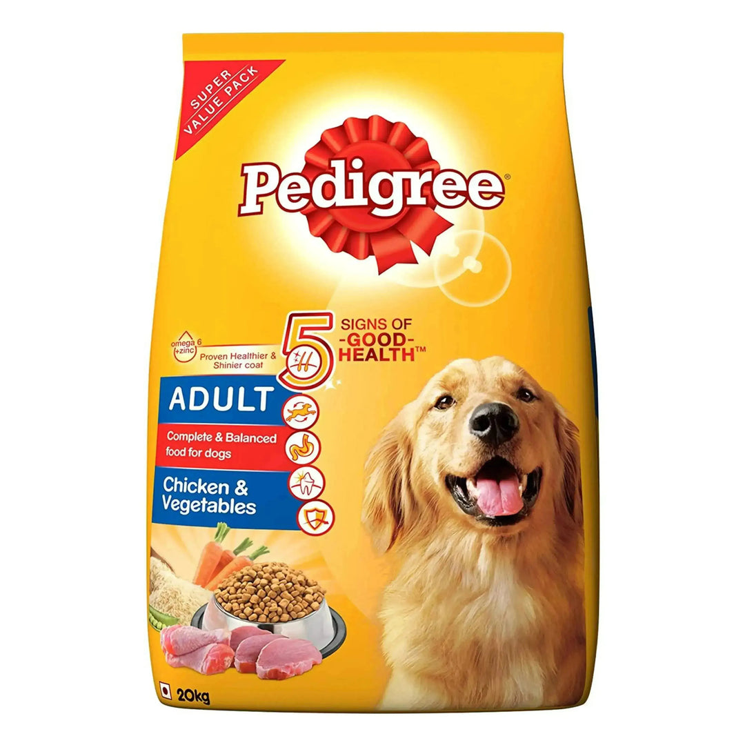 Pedigree Chicken & Veg Adult Dog Food - PetsCura