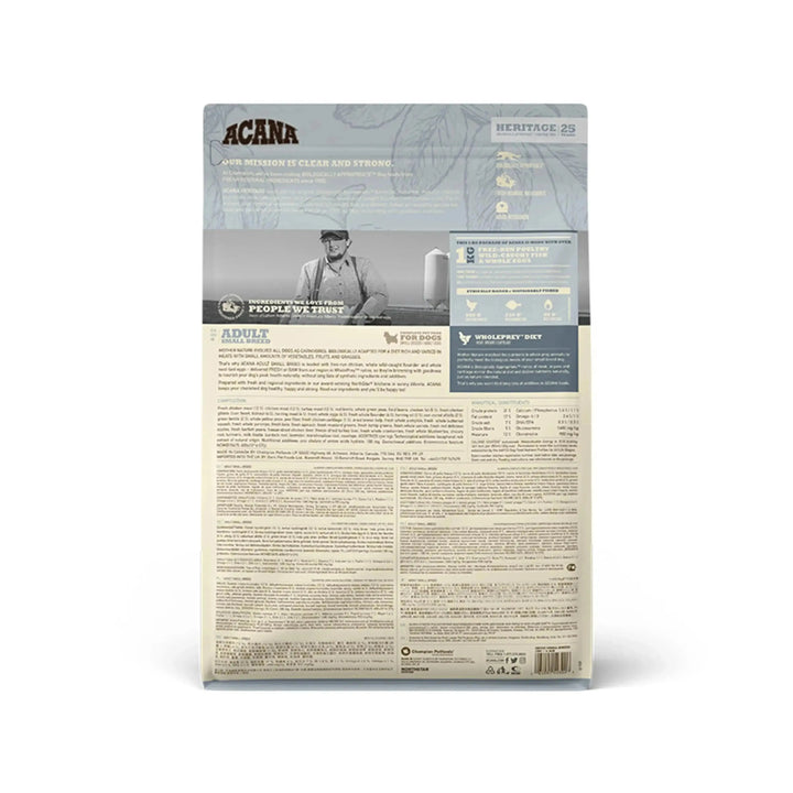 Acana Adult Small Breed Dog Food - PetsCura