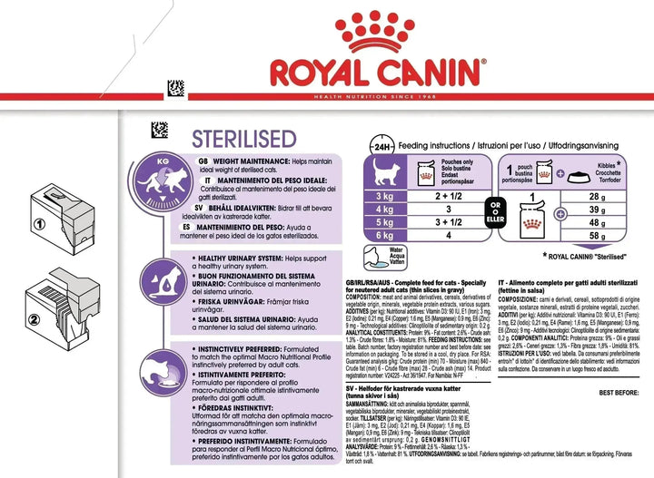Royal Canin Sterilised Gravy - PetsCura