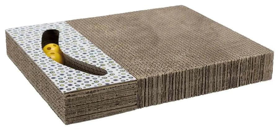Scratching Cardboard with Toys - PetsCura