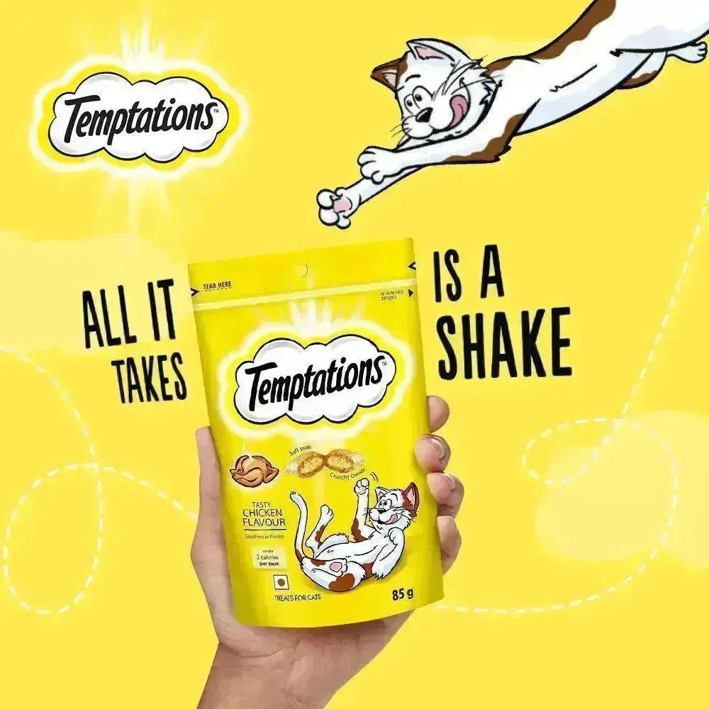 Temptations Cat Treat Tasty Chicken Flavour - PetsCura