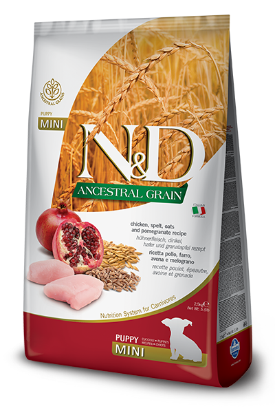 N&D Ancestral Grain CHICKEN & POMEGRANATE PUPPY MINI - PetsCura