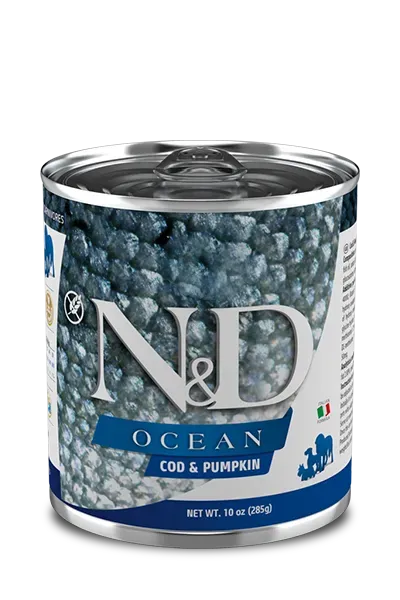 N&D Ocean Grain Free COD & PUMPKIN WET FOOD - PetsCura