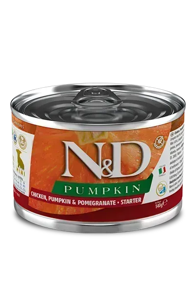 N&D Pumpkin Grain Free CHICKEN, PUMPKIN & POMEGRANATE - STARTER MINI WET FOOD