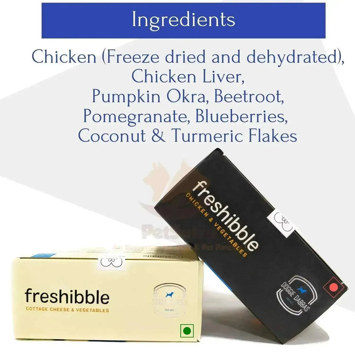 Doggie Dabba Freshibble- Chicken & Vegetables - PetsCura