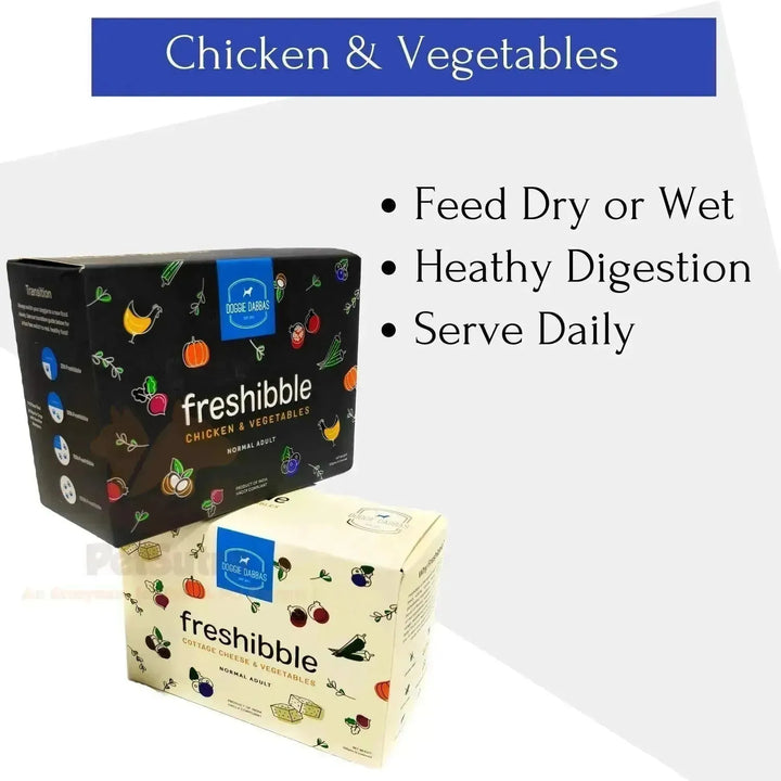 Doggie Dabba Freshibble- Chicken & Vegetables - PetsCura