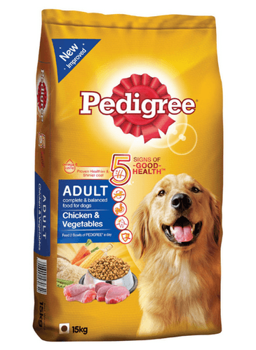 Pedigree Chicken & Veg Adult Dog Food - PetsCura