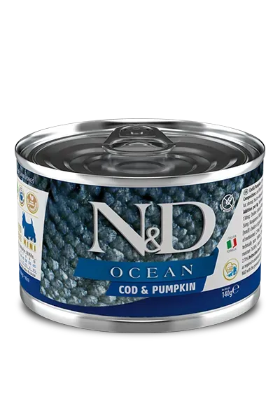N&D COD & PUMPKIN ADULT MINI WET FOOD