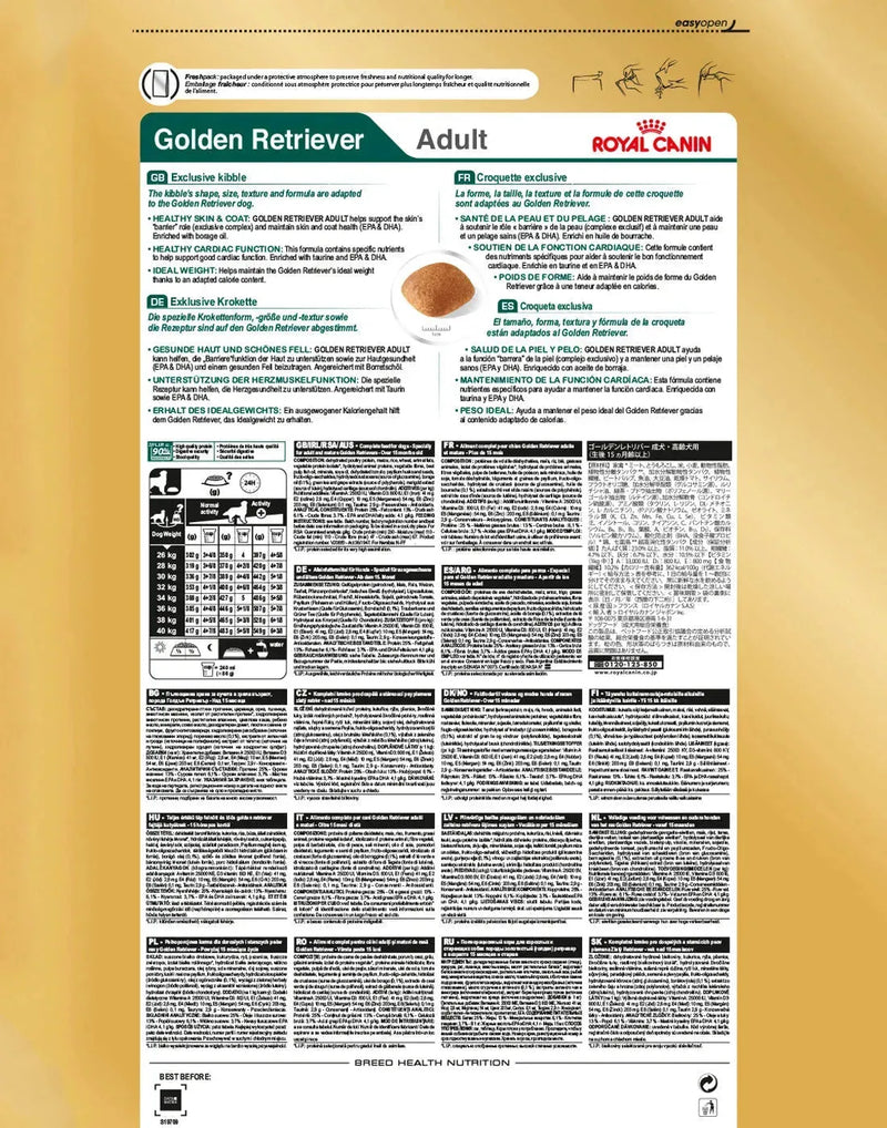 Royal Canin Golden Retriever Adult