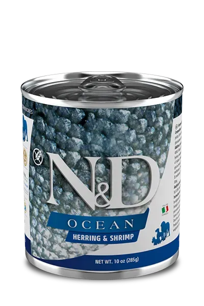 N&D Ocean Grain Free HERRING & SHRIMP WET FOOD - PetsCura