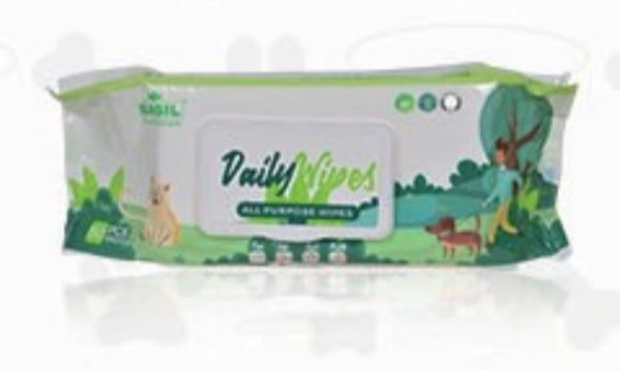 Basil Daily Wipes, all purpose Wet Wipes