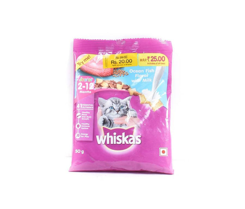 Whiskas Junior Ocean Fish (Kitten Dry food) - PetsCura