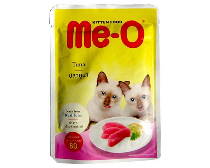 Me-O Kitten Tuna Gravy Cat Food ( Pack of 12)