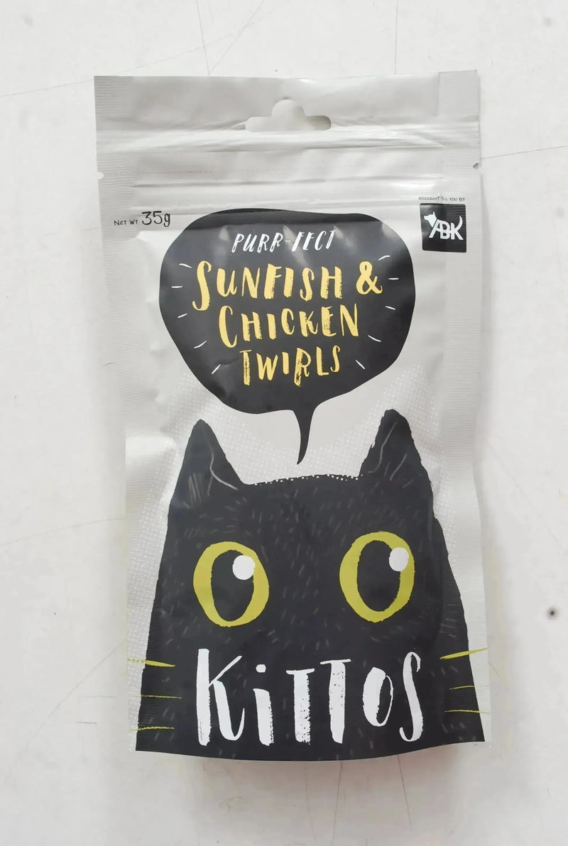 Sunfish and Chicken Twirls Cat Treat