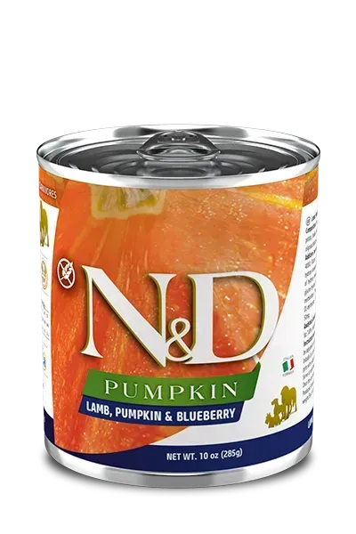 N&D Pumpkin Grain Free LAMB, PUMPKIN & BLUEBERRY ADULT WET FOOD - PetsCura