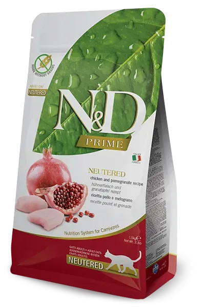 N&D Prime Grain Free CHICKEN & POMEGRANATE NEUTERED - PetsCura