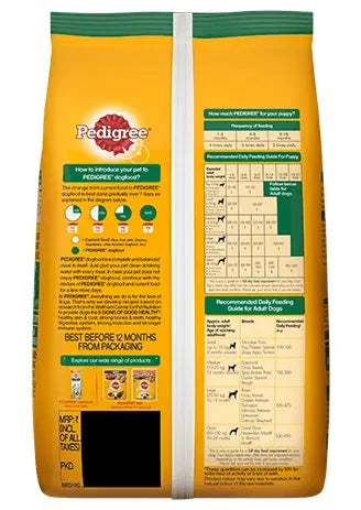 Pedigree Puppy And Adult Vegetarian Dog Food