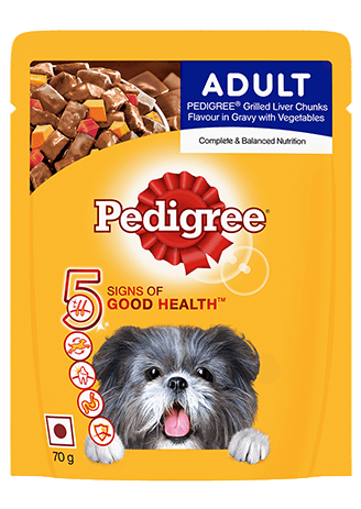 Pedigree Gravy Adult Grilled Liver Chunks Flavour with Vegetables - PetsCura