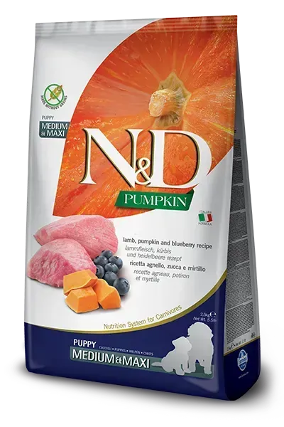 N&D LAMB & BLUEBERRY PUPPY MEDIUM & MAXI - PetsCura