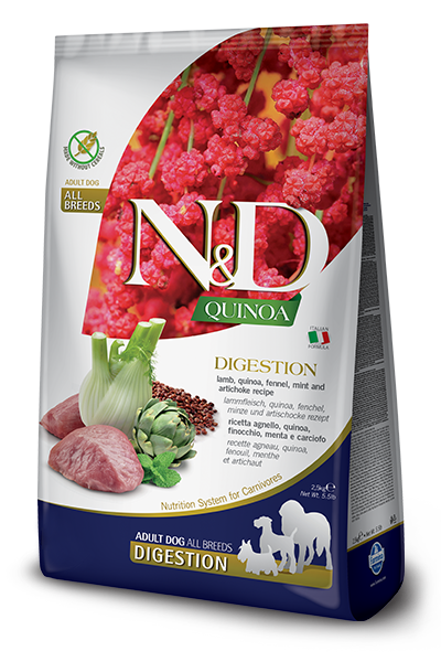 N&D QUINOA Grain Free - DIGESTION LAMB - PetsCura