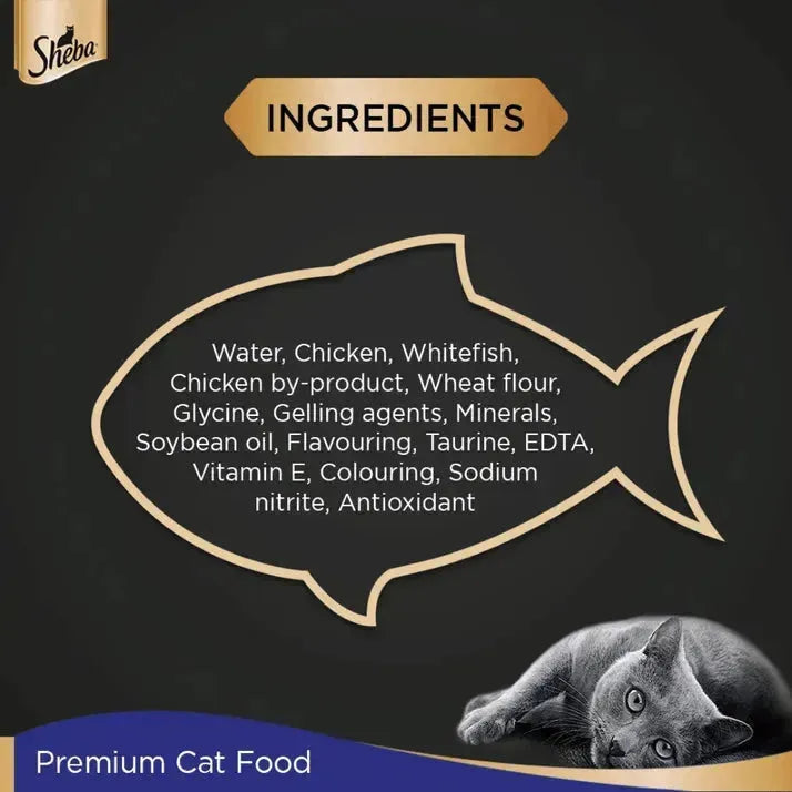 Sheba Premium Wet Cat Food - Chicken Loaf