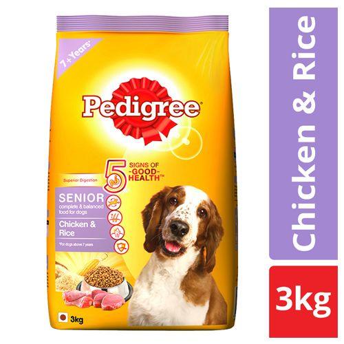 Pedigree Senior Dog food Chicken & Rice - PetsCura