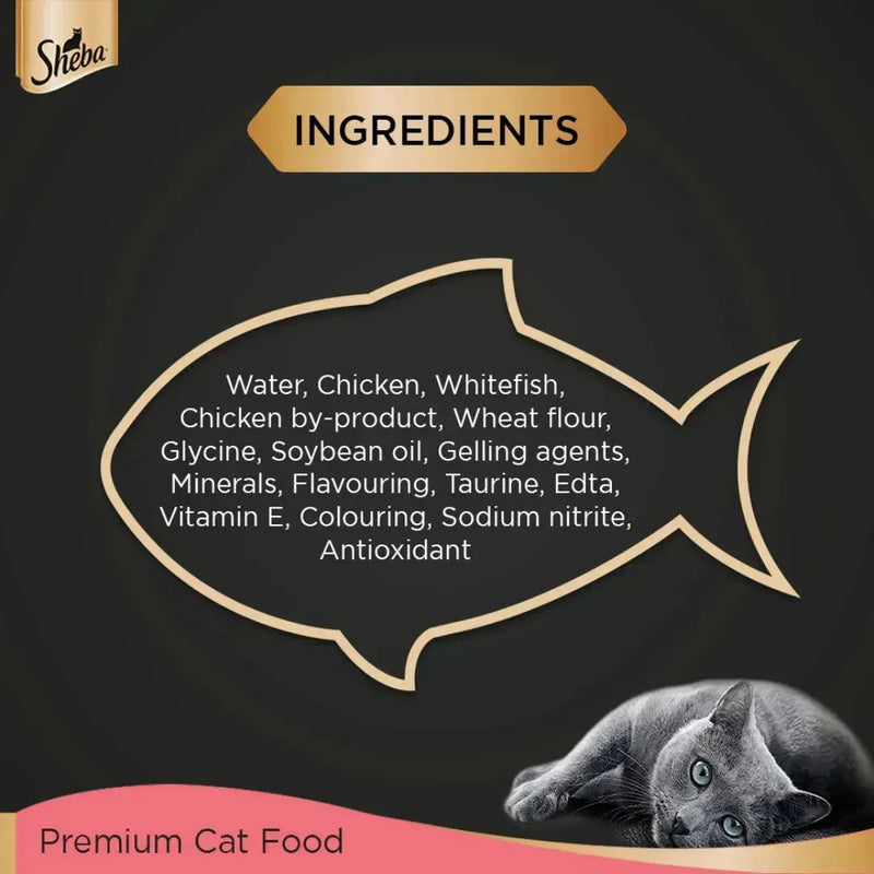 Sheba Premium Wet Cat Food - Chicken Loaf for Kittens