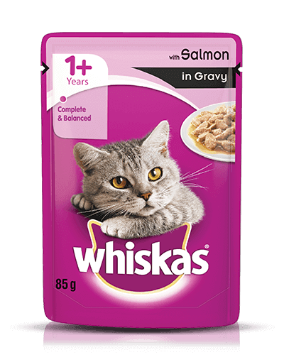 Whiskas Adult Salmon in Gravy - PetsCura